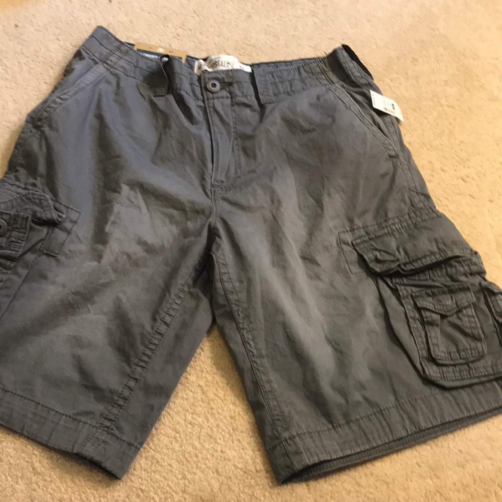 Gray Cargo shorts